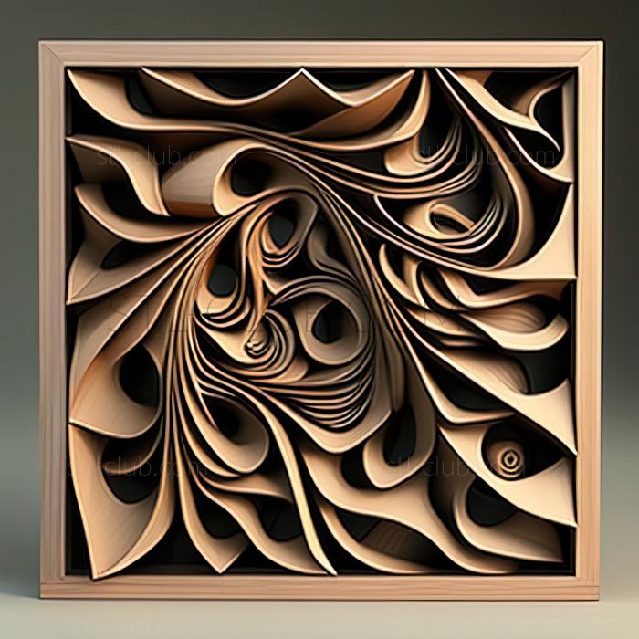 3D model st abstract art (STL)